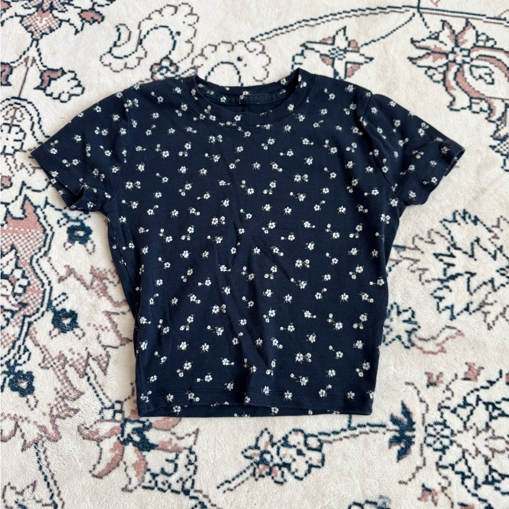 Hollister Floral Baby Tee